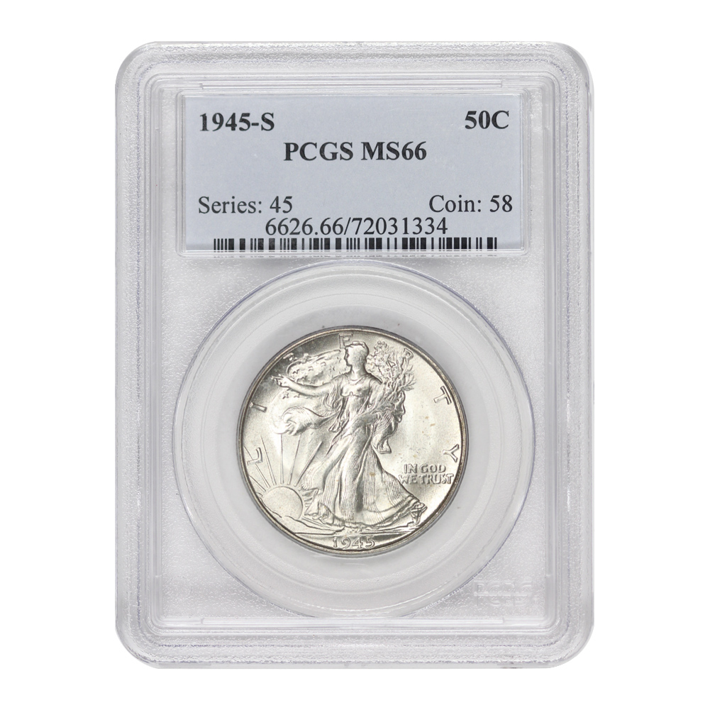 1945-S 50C MS66 PCGS